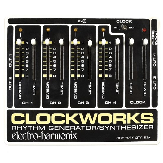 Electro Harmonix Clockworks Rhythm Generator / Synthesizer Pedal