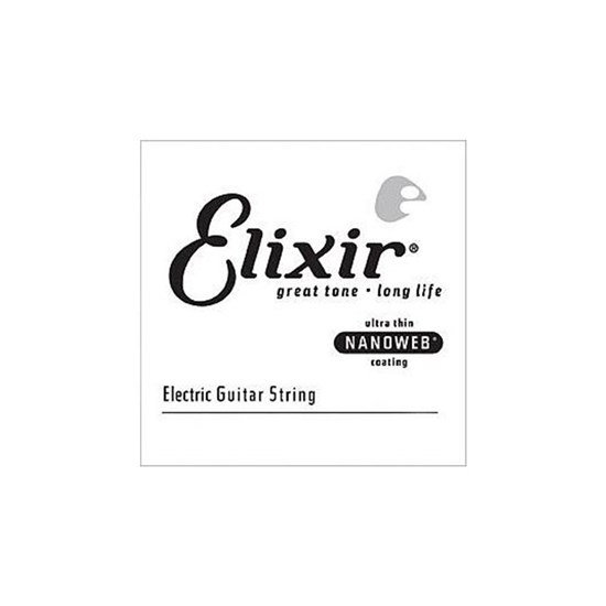 Elixir 15159 Nanoweb Electric Guitar Guitar Single Strings (0.059)