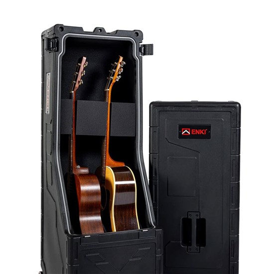 Enki EX3G 3x Electric & 2x Acoustic Guitar Case