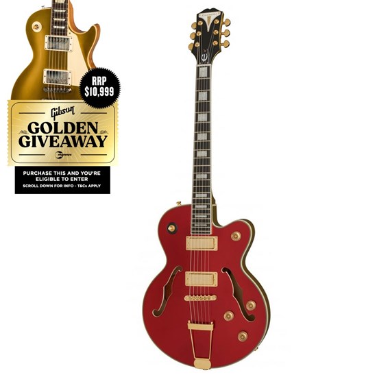 Epiphone Uptown Kat ES Semi-Hollow Electric Guitar (Ruby Red Metallic)