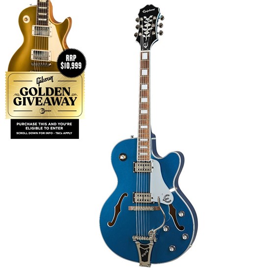 Epiphone Emperor Swingster Hollowbody Electric Guitar (Delta Blue Metallic)