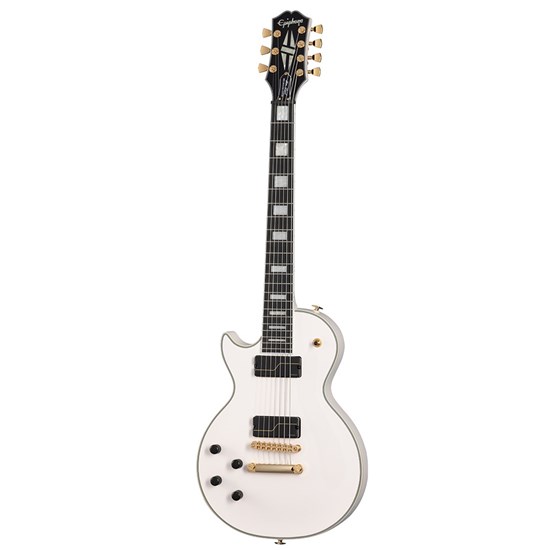 Left handed deals white les paul