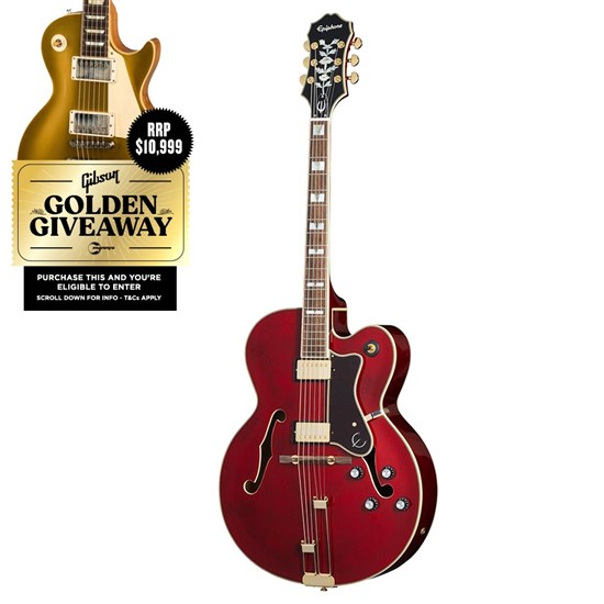 Epiphone Broadway Hollowbody Electric Guitar (Wine Red)