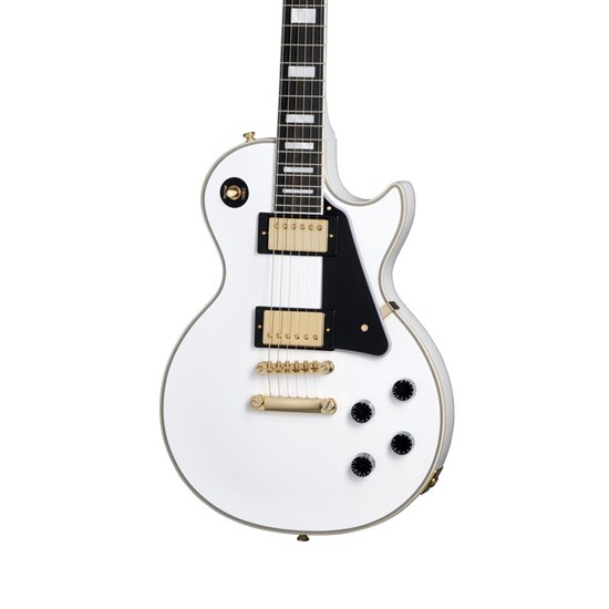 Epiphone 'Inspired By Gibson Custom' Les Paul Custom (Alpine White) inc Hard Case