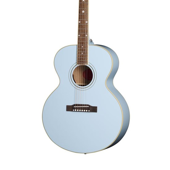 Epiphone 'Inspired By Gibson Custom' J-180 LS w/ Pickup (Frost Blue) inc Hard Case