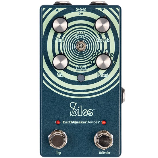 Earthquaker Devices Silos Tri-Voice Delay Pedal w/ Tap Tempo & Preset Recall