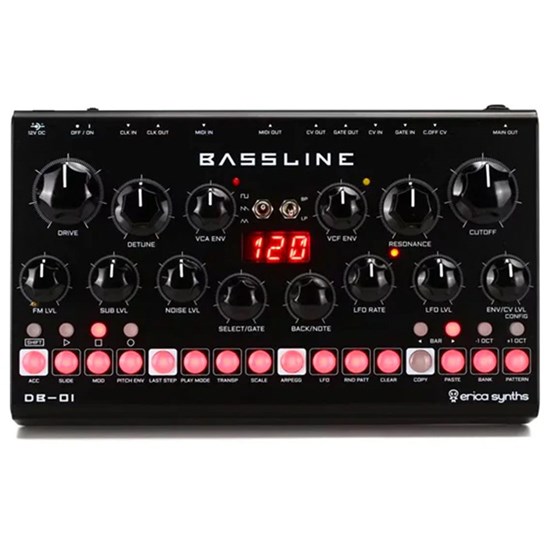 Erica Synths DB-01 Desktop Bassline Monophonic Synthesiser