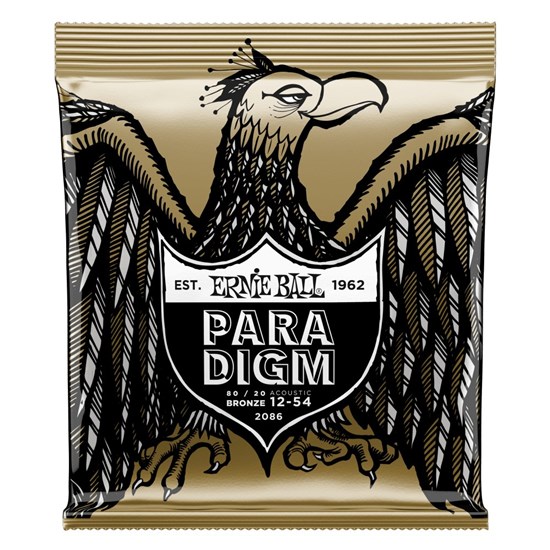 Ernie Ball Paradigm 80/20 Bronze Acoustic Guitar Strings - Medium Light (12-54)