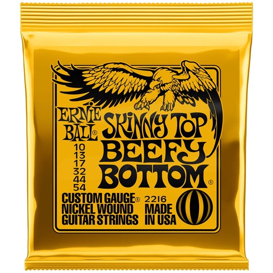 Ernie Ball Skinny Top Beefy Bottom Slinky Nickel Wound Electric Strings - (10-54)