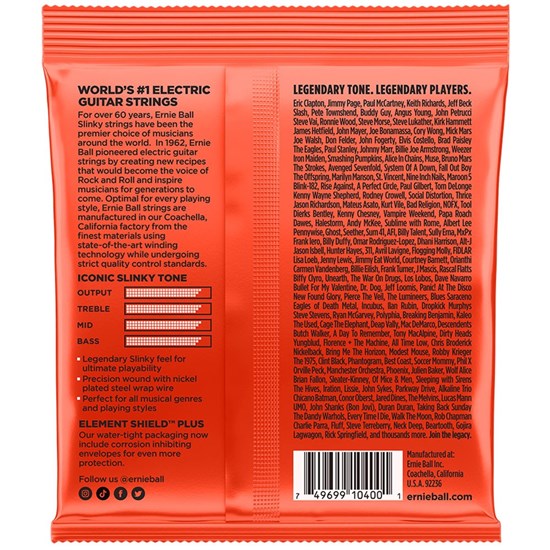 Ernie Ball 7-String Skinny Top Heavy Bottom Electric Guitar Strings - (10-62)