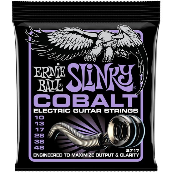 Ernie Ball Cobalt Ultra Slinky Electric Guitar Strings - (10-48)