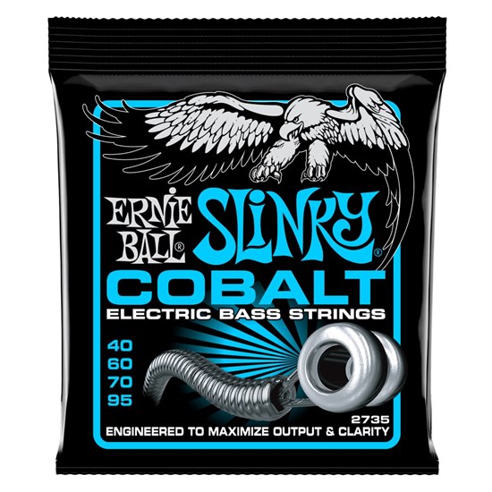 Ernie Ball Cobalt Extra Slinky Electric Bass Strings - (40-95)