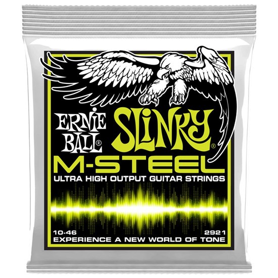 Ernie Ball Regular Slinky M-Steel Electric Guitar Strings - (10-46)