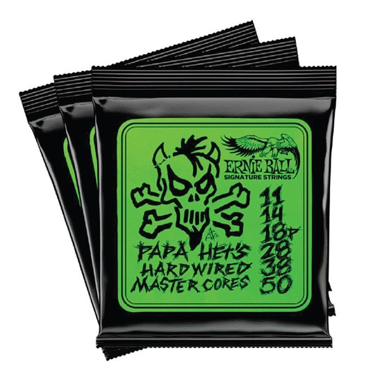 Ernie Ball Papa Het's Hardwired Master Core Signature String Set (11-50)