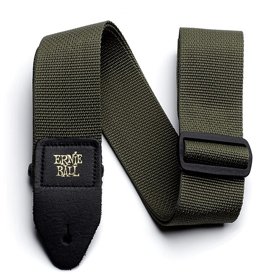 Ernie Ball Olive Polypro Guitar Strap