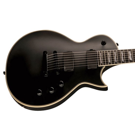 ESP LTD EC-407 7 String Electric Guitar w/ EMG Picups (Black Satin)