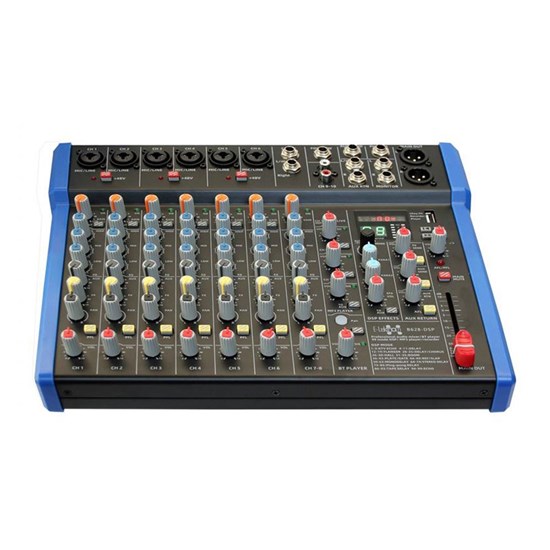 E-lektron B268 12-Channel Mixer w/ DSP FX Bluetooth & USB-A Audio Interface