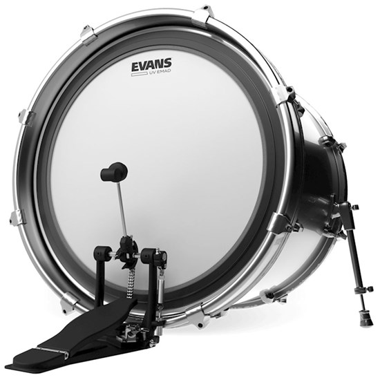 Evans Coated Bass Drum Head Tom Hoop 16