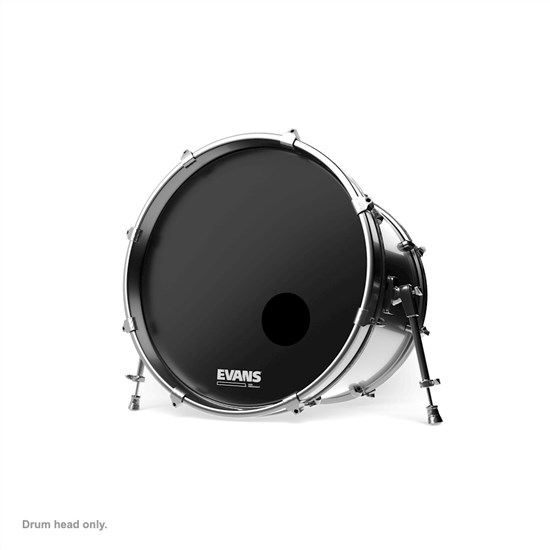 Evans EQ3 Resonant Black Bass Drum Head 24 Inch