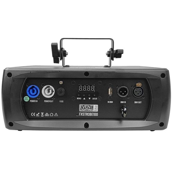 Event Lighting Lite FXSTROBE100 Strobe Effect Light w/ Powercon & 3-Pin DMX