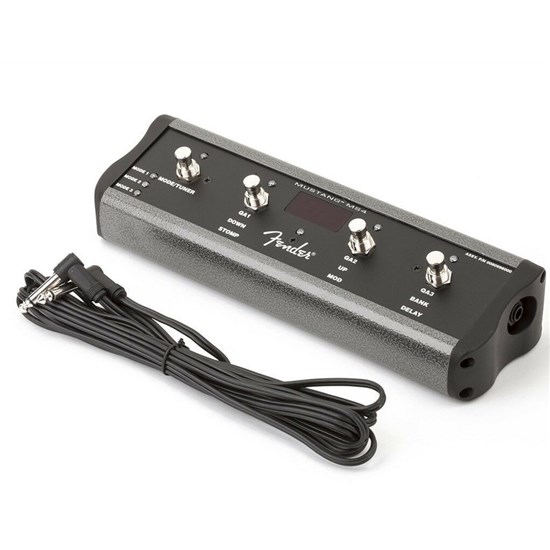 Fender 4-Button Footswitch for Mustang Series Amplifiers w/ Effects On/Off, Tap Tempo