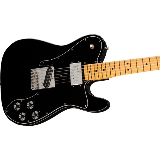 Fender American Vintage II 1977 Telecaster Custom Maple Fingerboard (Black) inc Case