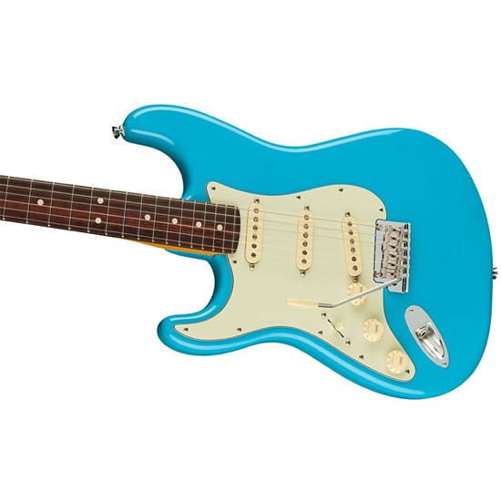 Fender American Pro II Strat Left-Hand Rosewood Fingerboard (Miami Blue)