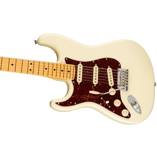 Fender American Pro II Stratocaster Left-Hand Maple Fingerboard (Olympic White)