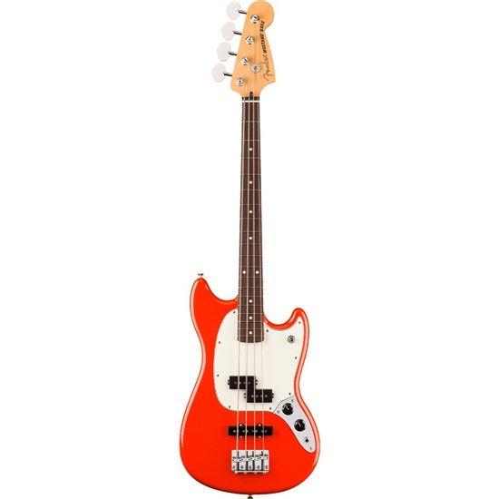 Fender Player II Mustang Bass PJ Rosewood Fingerboard (Coral Red)