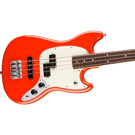 Fender Player II Mustang Bass PJ Rosewood Fingerboard (Coral Red)