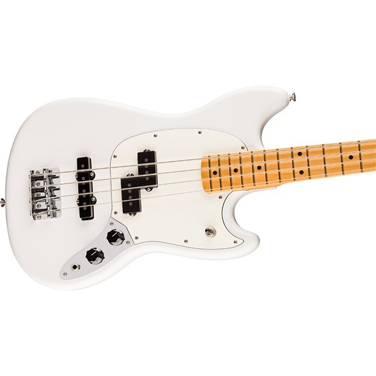 Fender Player II Mustang Bass PJ Maple Fingerboard (Polar White)