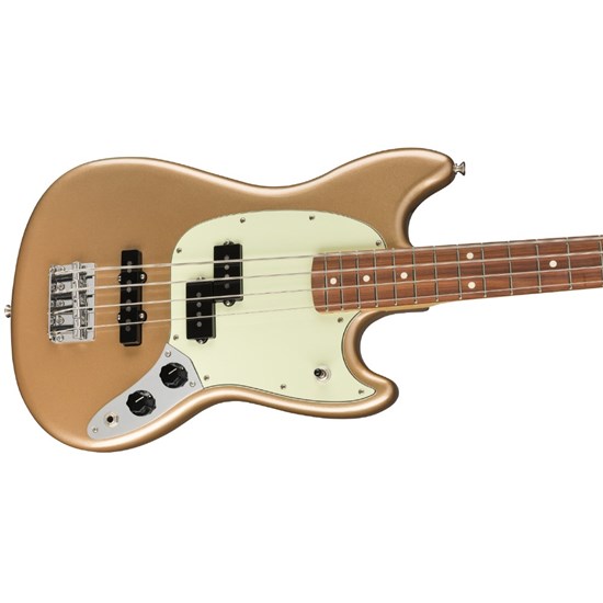 fender mustang bass firemist gold