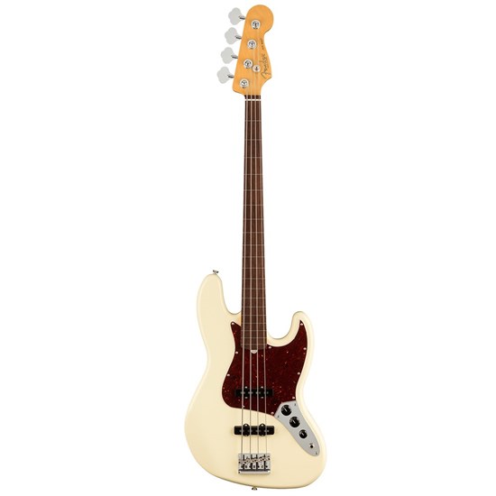 Fender American Professional II Jazz Bass Fretless (Olympic White)