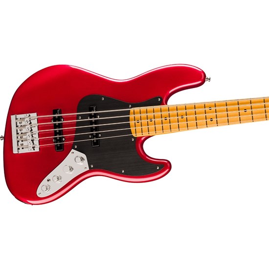 Fender American Ultra II Jazz Bass V Maple Fingerboard (Sinister Red) inc Hard Case