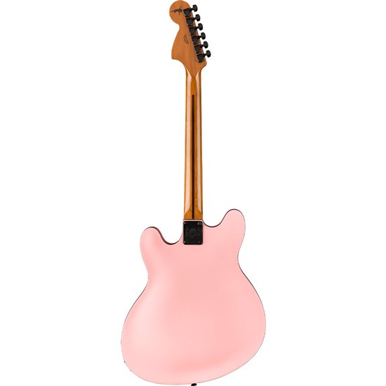 Fender Tom DeLonge Starcaster Rosewood Fingerboard Black Hardware (Satin Shell Pink)