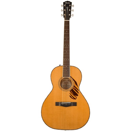 Fender PS-220E Parlor Acoustic Guitar Ovangkol Fingerboard (Natural)