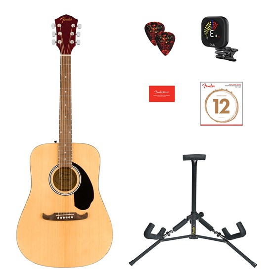 Fender FA-125 Dreadnought Acoustic Pack Walnut Fingerboard (Natural)