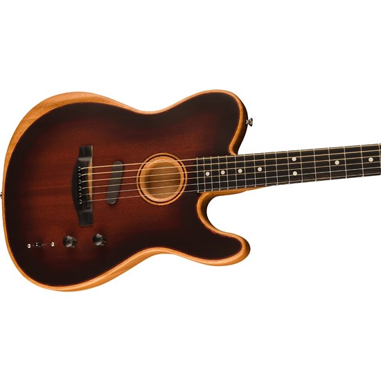 Fender American Acoustasonic Telecaster All-Mahogany Ebony Fingerboard (Bourbon Burst)