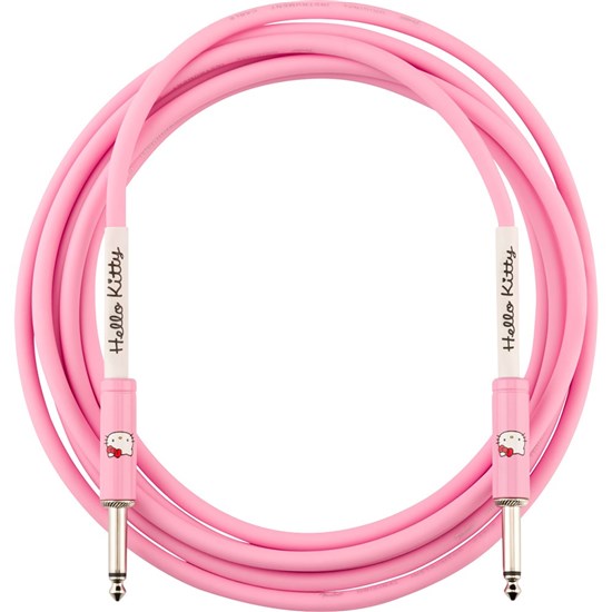 Fender x Hello Kitty 10' Instrument Cable (Pink)