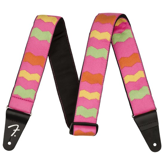 Fender MonoNeon Woven Strap (Neon Pink) 2