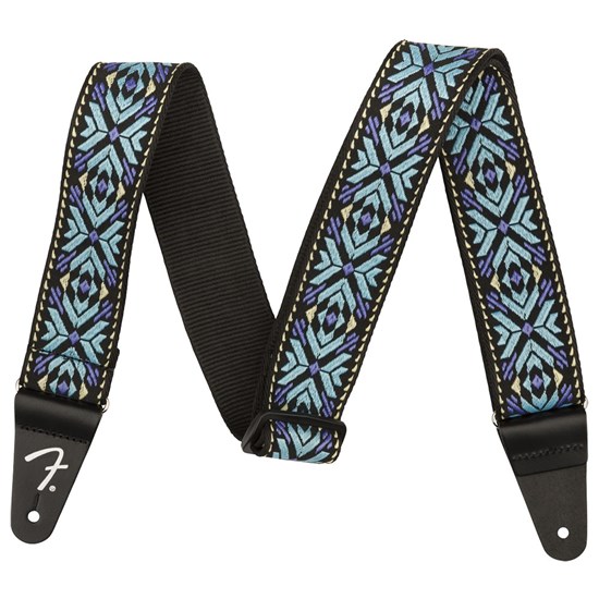 Fender Pasadena Woven Strap (Blue Snowflake) 2