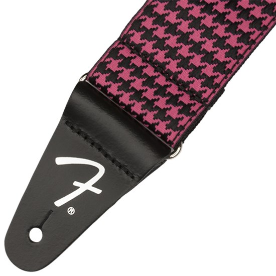 Fender Houndstooth Jacquard Strap (Pink) 2