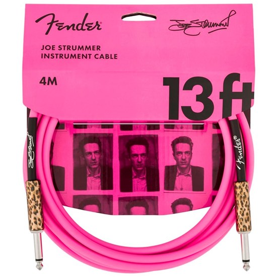 Fender Joe Strummer 13' Instrument Cable (Pink Leopard)