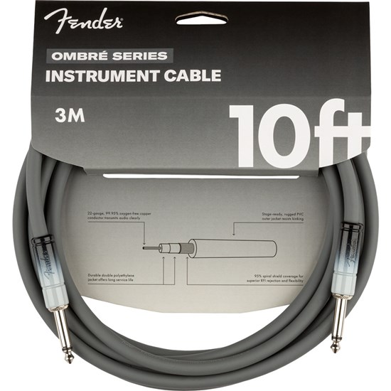 Fender Ombre Cable 10' (Silver Smoke)