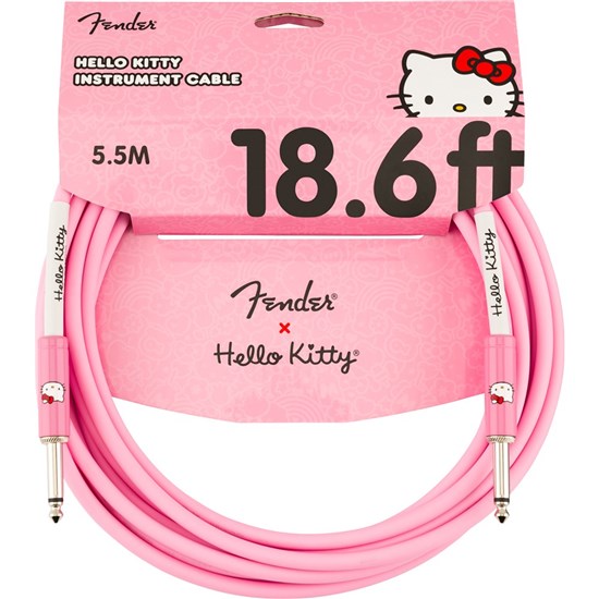 Fender x Hello Kitty 18.6' Instrument Cable (Pink)