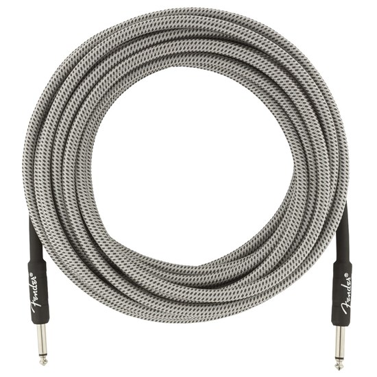 Fender Professional Series Instrument Cable 25' (White Tweed)