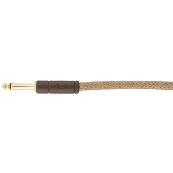 Fender Festival Instrument Cable Straight / Angle 18.6' Pure Hemp (Natural)