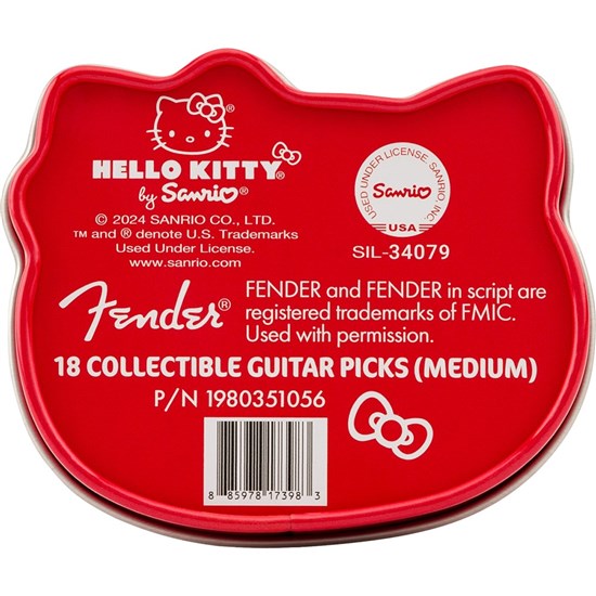 Fender x Hello Kitty Pick Tin 18 Pack