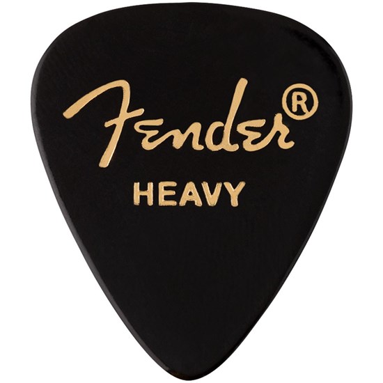 Fender 351 Shape Premium Picks 12-Pack - Heavy (Black)