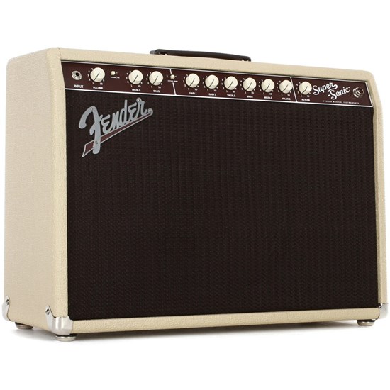 Fender Super-Sonic 22 Combo Guitar Amp w/ Vintage & Burn Channels 22 Watts (Blonde)